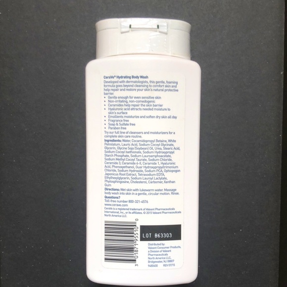 CERAVE Hydrating Body Wash - Picture 3 of 3